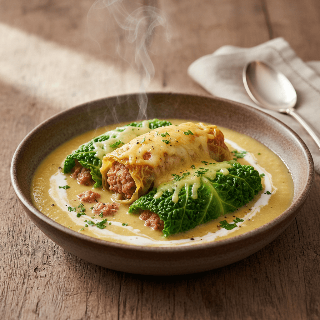 Wirsingröllchen mit Schweinefüllung - Thermomix Rezept