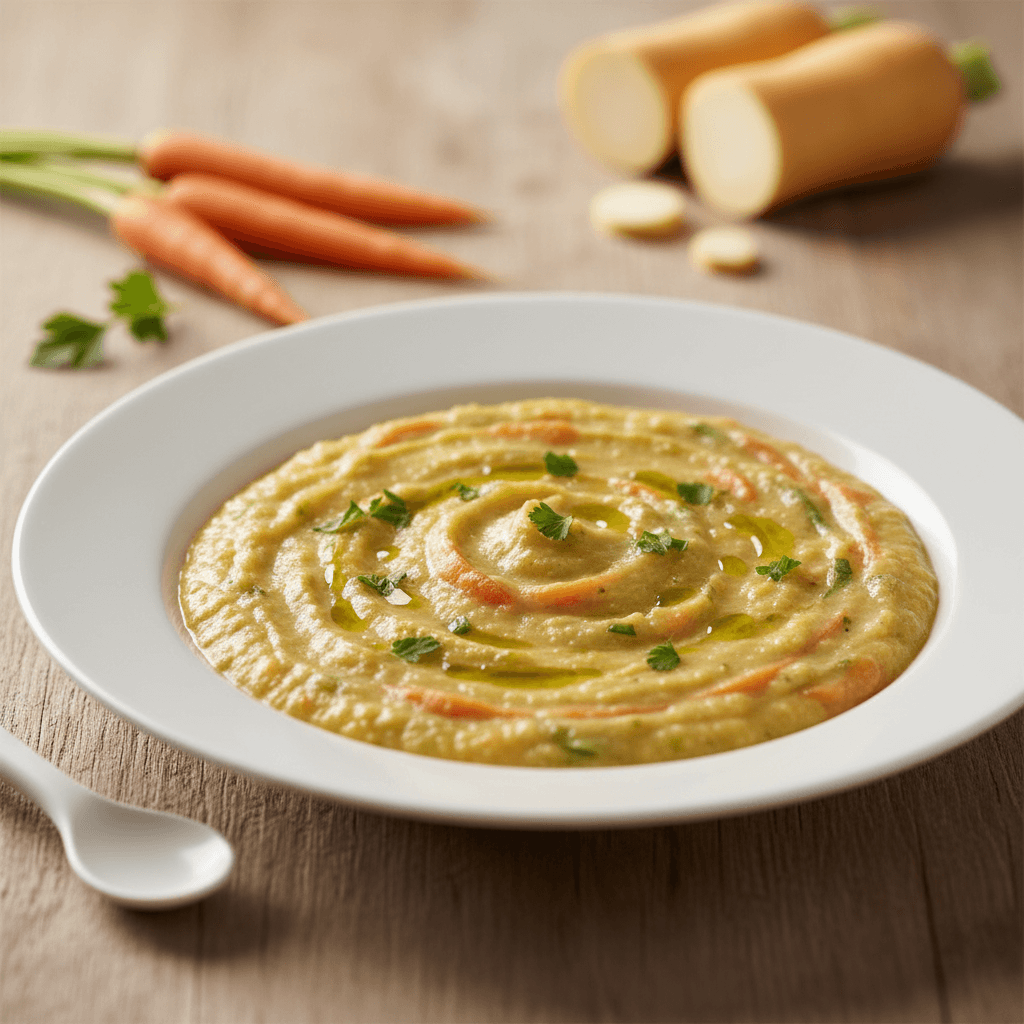 Bunter Gemüsebrei für Babys - Thermomix Rezept