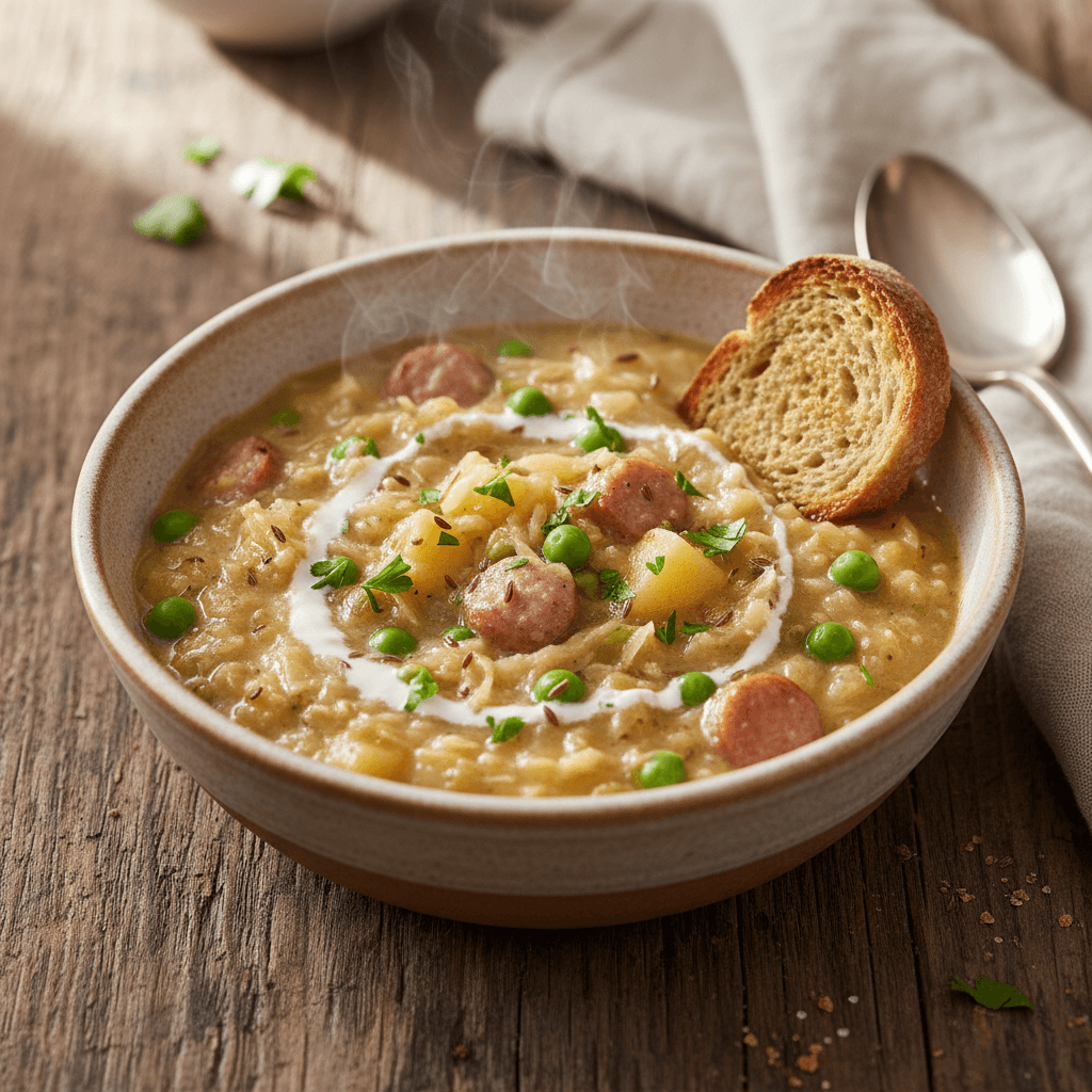Bratwurst-Sauerkraut-Eintopf - Thermomix Rezept