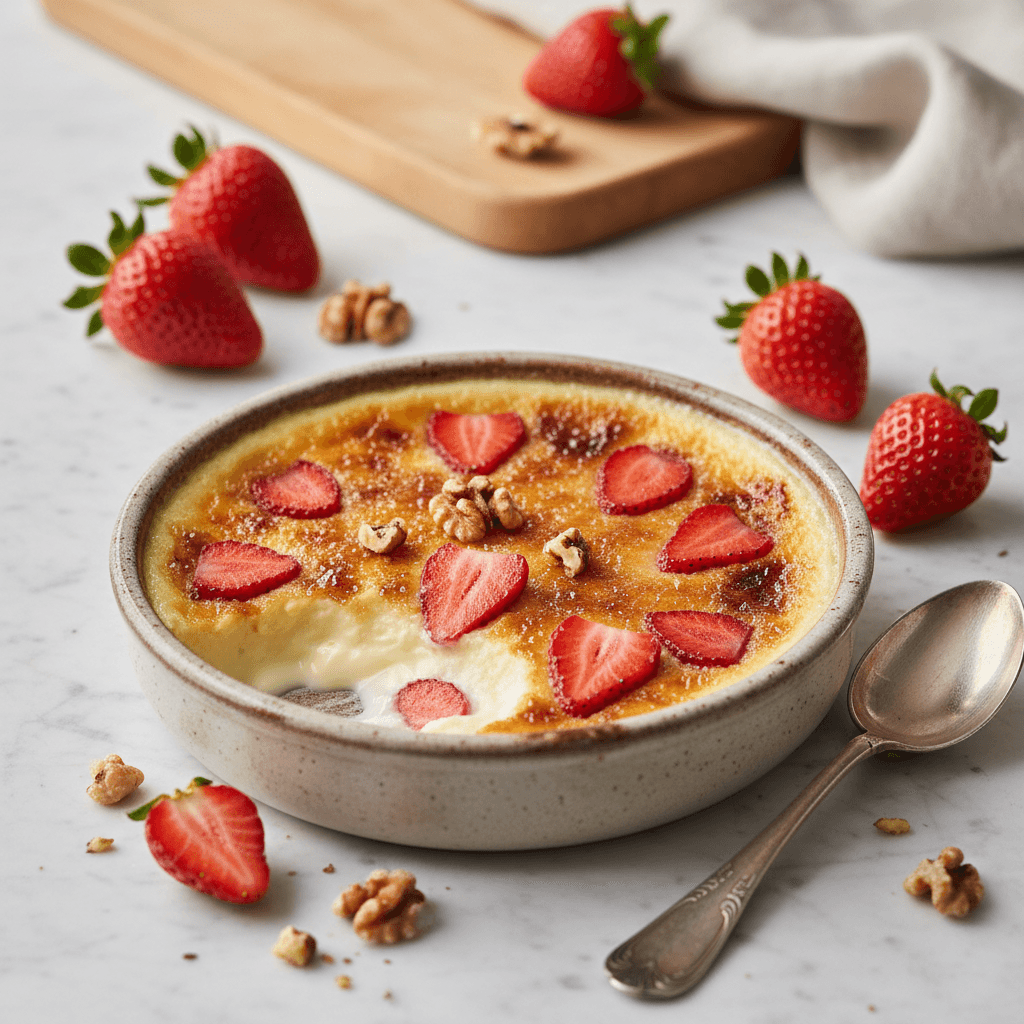 Crema Catalana con Fresas - Thermomix Rezept